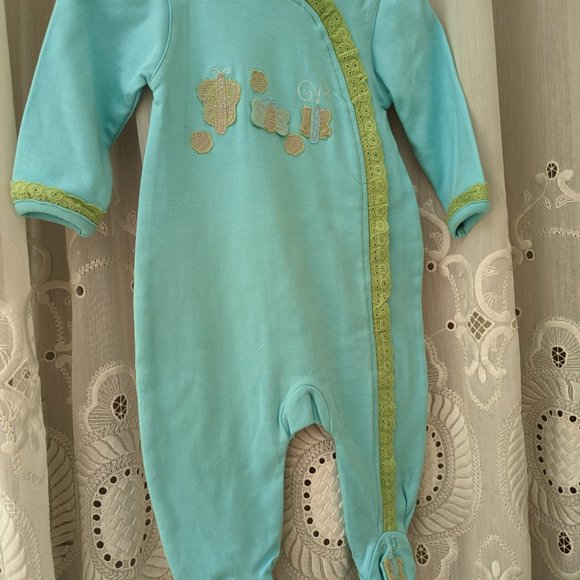 NWT Baby Krickets set of 3 long-sleeved pajamas size 6 M - Picture 6 of 16